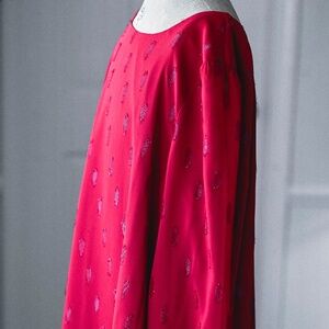 Red Silky Shift Dress by BB Dakota!